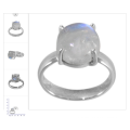 Rainbow Moonstone 925 Bijoux en argent sterling